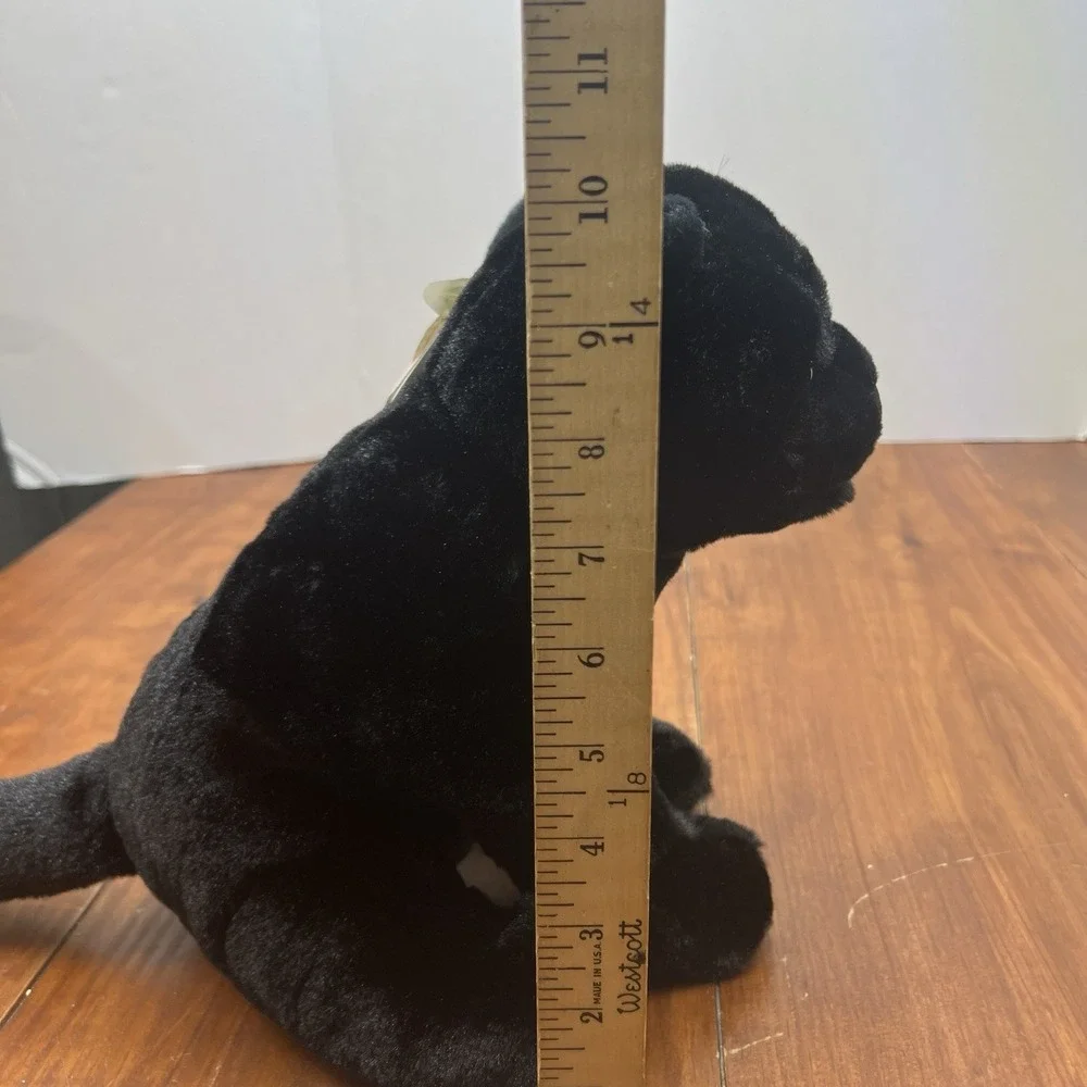 Wild Republic Cuddlekins Black Jaguar Stuffed Animal NWT